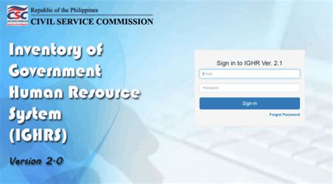 ighrs.csc.gov.ph .